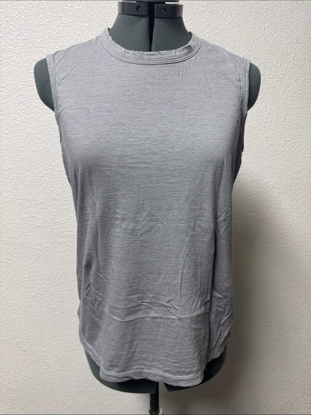 James Perse Light Gray Sleeveless Crewneck Tank